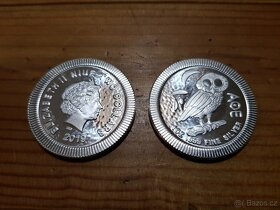 Investiční mince čisté stříbro 1 oz 31,1 gramů 999 - 5
