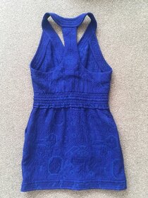 Sytě modré šaty Zara, vel. S - 5