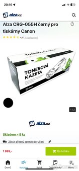 Tonerová kazeta Canon CRG-055H BK - 5