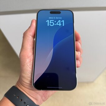 iPhone 15 Pro 256GB, 100% baterie, záruka - 5