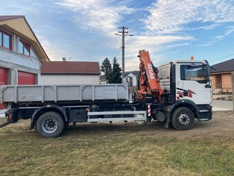 MAN TGM 15‑280 Euro 4 hákový nosič + hydraulická ruka - 5