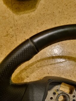 3-ramenný sportovní volant, zelené obšití - 5