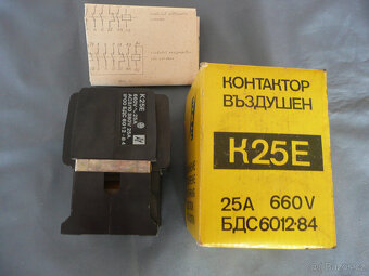 Nové třífázové stykače K25E, napětí 660V, proud 25A - 5