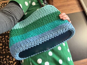Handmade háčkovaná kabelka - 5