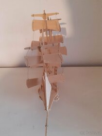 Model plachetnice - dřevěná skládačka - 5