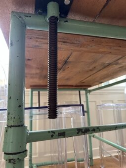 Industriální stůl a Kartell židle 4x - 5