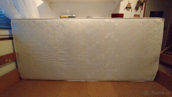 2x postel z masivu s matrací 90x200 cm - palanda - 5