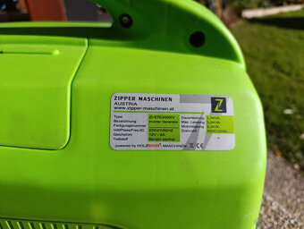 Elektrocentrála ZIPPER benzínová invertorová - 5