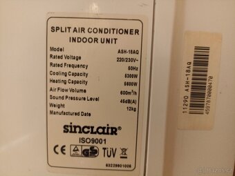 Klimatizace vnitřní jednotka - 5