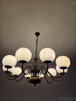 Starožitný lustr - 10ramen - 5