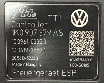 Řídící jednotka ABS 1K0907379AS 1K0614517CA Škoda Octavia 2 - 5