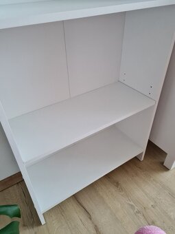 Bílá knihovna 176x60x24 cm - 5