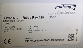 Elektrokotel Protherm Raja/Ray 12k - 5