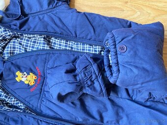 zimní fusak s pejskem vel. 6-9 měs 74 - 5