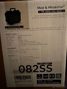 Ochranné pouzdro Moë & Mirakime - Pro Audio case 082SS - 5