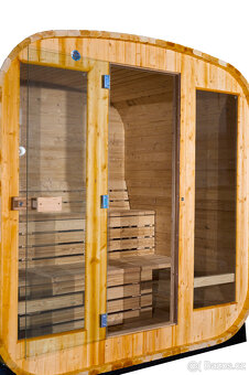 Finská sauna hranatá thermowood 210 - 5