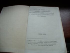 Československé farmaceutické přípravky 1953 - 1954 - 5