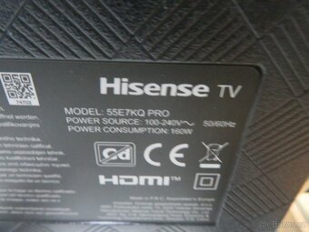 QLED 4K UHD Smart televize Hisense 55E7KQ PRO (139cm) - 5