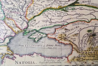 HISTORICKÁ  MAPA  RUSKA    /  Joan Blaeu  1660  / - 5