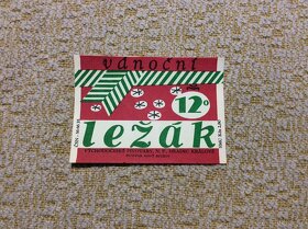 Pivní etikety - staré ležáky různých většinou zaniklých pivo - 5