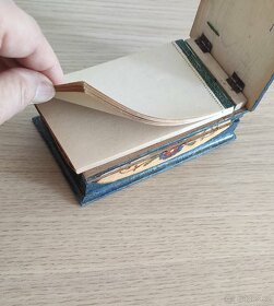 Dřevěná malovaná krabička - 5