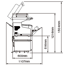Barevná multifunkční tiskárna A3  OKI MC 853dnct - 5