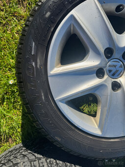 4X plechové disky ráfky orig. VW 16" - 5
