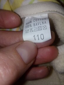 Prodam kabatek 110,ale je vetci,vel.116,mozna i vetci,Novy a - 5