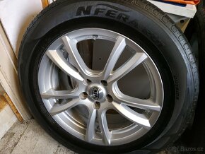 Alu kola Hyundai Santa Fe 5x114,3 r18 Originál,pneu6mm TPMS - 5
