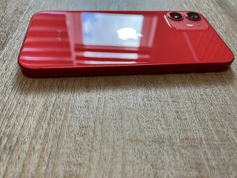 iPhone 12 mini - 128GB, červený, 100% baterie - 5