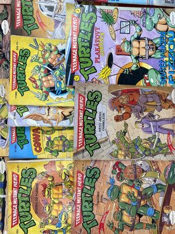 Komiksy Teenage Mutant Turtles + Album + samolepky Panini - 5
