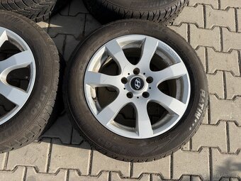 4x al kola 5x114.3 16 + pneu zimní 205/55 R16 - 5