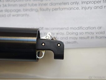 KIND SHOCK RAGE-i teleskopická sedlovka 31.6mm, 150mm, nová - 5