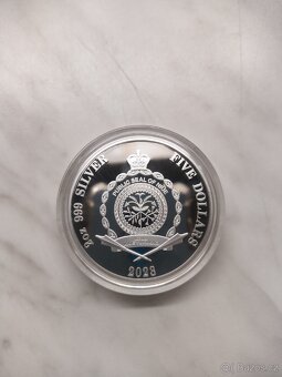 2 Oz Silver Proof Coin Volcano 2023 certifikát - 5