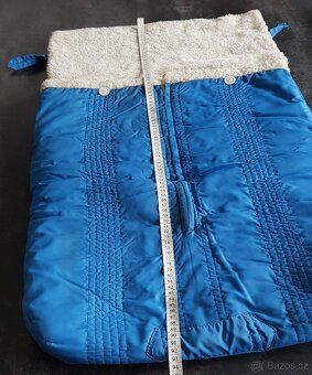 RETRO Dětský kožešinový fusak - 5