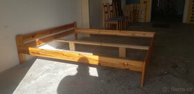 PRODÁM POSTEL 180/200-MASIVNÌ BOROVICE - 5