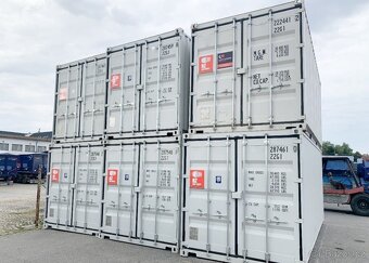 Lodní kontejner 20' modrá barva - RAL 5010 - 5