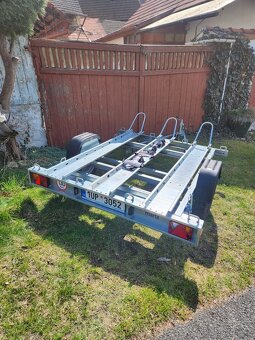 Pronájmu vozík na tři motorky, sklopný - 5