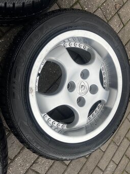 ALU disky 4x100 7Jx15 ET38 pneu k diskům zdarma. - 5