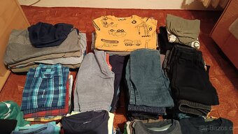 Balík oblečení kluk vel.128 - 5