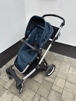 Thule Sleek městský/sportovní kočár zánovní hliník/petrolej - 5