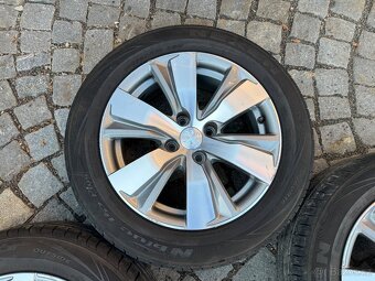 Alu kola peugeot 4x108 r16 letni pneu 195/60 r16 nexen - 5