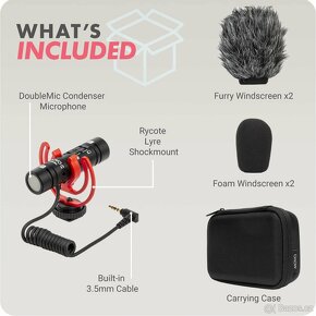 Movo DoubleMic V2 - oboustranný mikrofon - 5