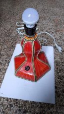 Starožitní noční lampa ručně šitá - 5