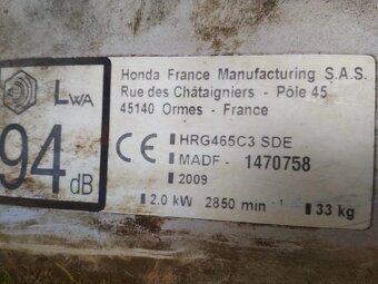 Sekačka benzínová Honda - 5