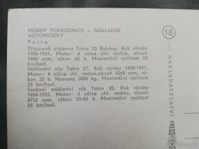 Pohlednice HOBBY, TATRA, motocykly ČZ, poptávám tuto - 5