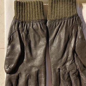 Kožené nové rukavice československé lidové armády - 5