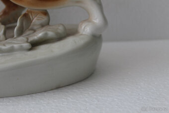 Royal Dux – lovecký pes s kačenou - 5