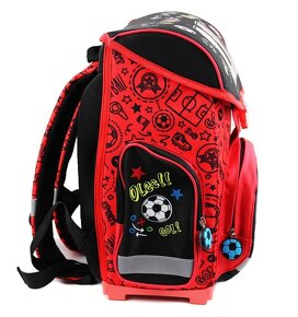 Nová školní aktovka, batoh, taška do školy, motiv fotbal - 5