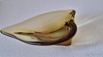 POPELNÍK NA JEDNU CIGARETKU, NA DOUTNÍK. STARÉ HUTNÍ SKLO. - 5